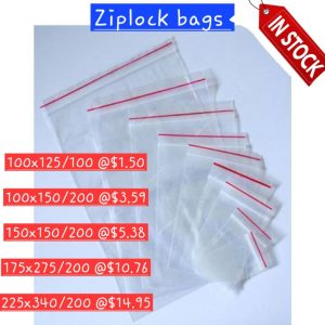Zip Lock bags 100x125 /100