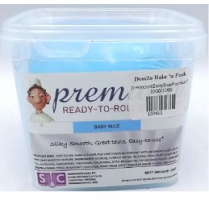 Premium Baby Blue Plastic Icing /kg