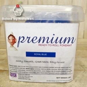 Premium Royal Blue Plastic Icing /kg