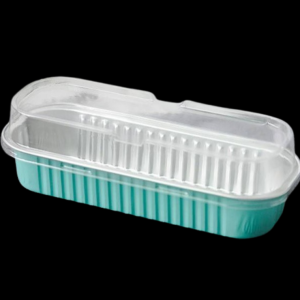 Foil loaf pan  with lid /each