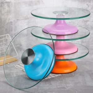 Glass Cake Turn Table 30cm