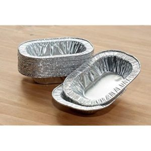 Oval pie foil