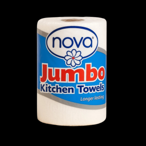 Nova Jumbo Kitchen Towels 2 ply 250 sheets /roll