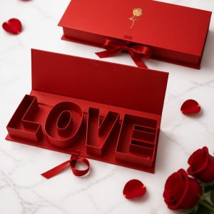 LOVE Closed Top Fillable Gift Box 65x21x6.8cm